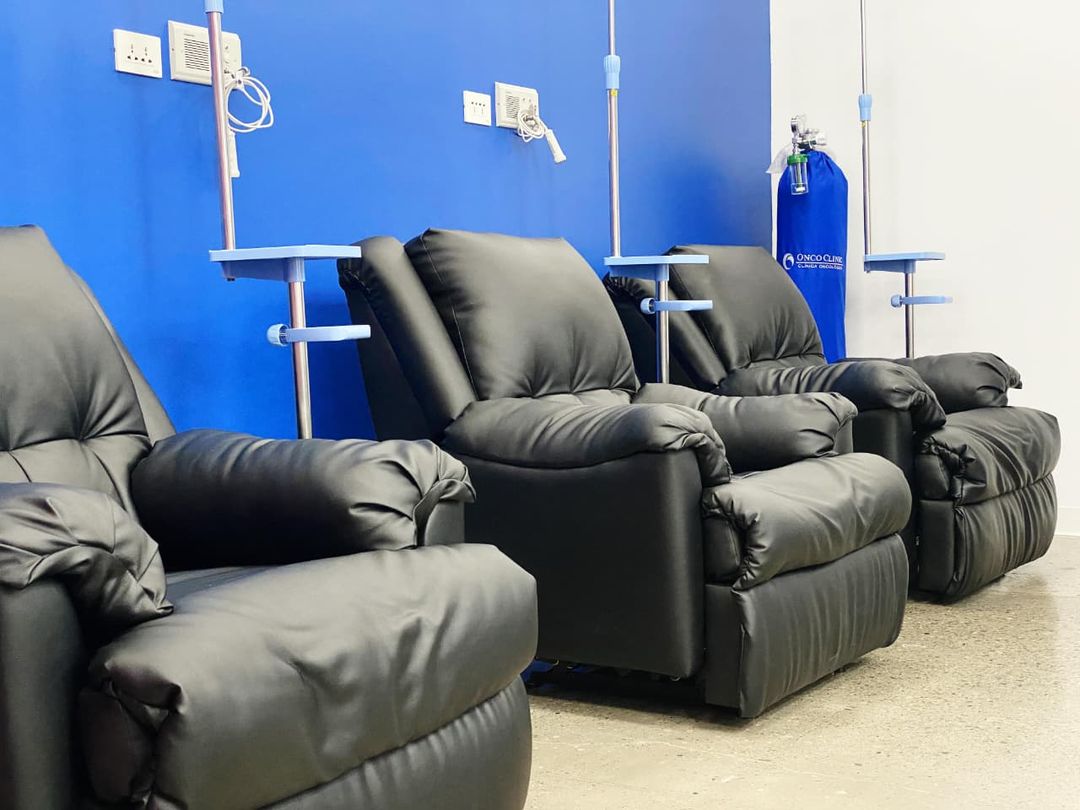 Sillones del Hospital de Día de OncoClinic